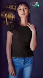 Camisetas Femininas 100% Algodão Lisas - Imagem 6