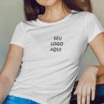 Camisetas Femininas 100% Algodão Personalizadas