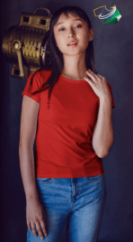 Camisetas Femininas 100% Algodão Lisas