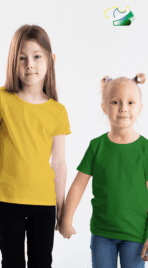 Camisetas Infantil 100% Algodão Lisas