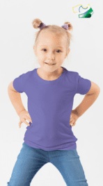 Camisetas Infantil 100% Algodão Lisas - Imagem 5